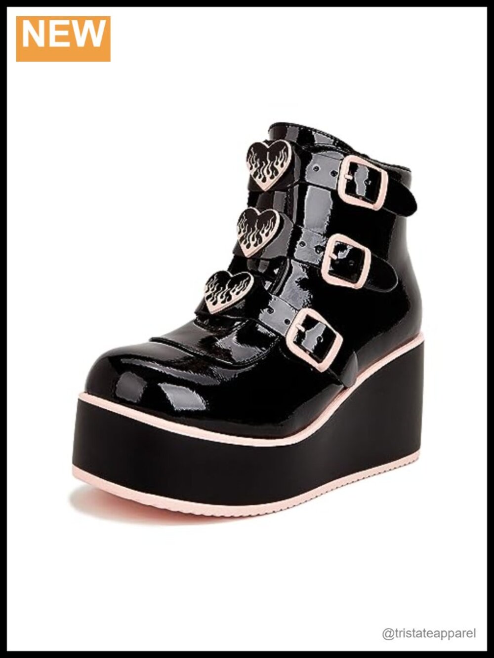 Womens Platform Chunky Ankle Boots Wedge Heel Zip Booties